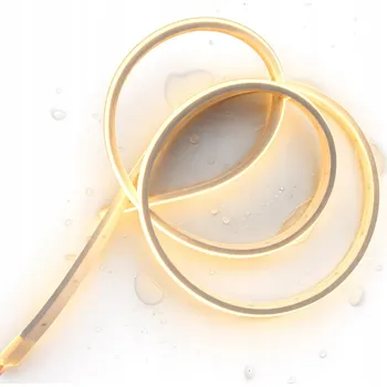 LED páska LED pásek COB 24V 5m IP66 3500K – 8W/m | neonový efekt | Ra>90 | souvislá linie světla