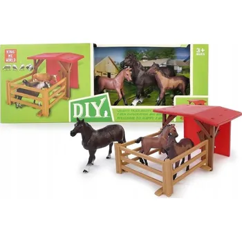 Figurka XL Sada realistických figurek: kůň, poník, farma a farmář