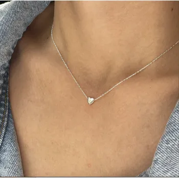 Náhrdelník Stříbrný náhrdelník SRDÍČKO Ag 925/1000