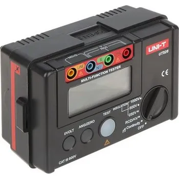 UNI-T MĚŘIČ ODPORU IZOLACE + TESTER RCD UT-526