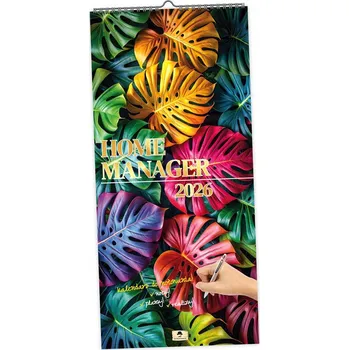 Kalendář Proužkový kalendář Pan Kalendarzyk Home Manager 47x22 cm