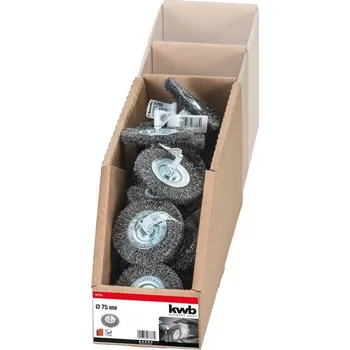 kwb Kotoučové kartáče, vlnitý ocelový drát HSS, pro použití s vrtačkami a akumulátorovými šroubováky 607333 1 ks