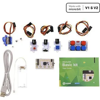Elektronická stavebnice BBC micro:bit Basic kit - sada pro začátečníky (bez micro:bit) ElecFreaks EF08189