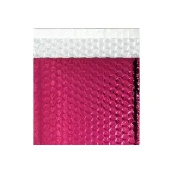 Obálka Bublinková růžová obálka metalická CD (165x165mm)