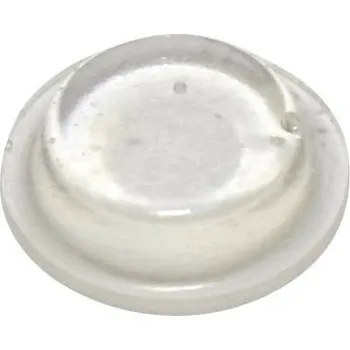 TOOLCRAFT PD2125C podstavná nožka přístrojová samolepicí, kulatá transparentní (Ø x v) 12.7 mm x 3.5 mm 1 ks