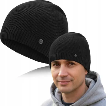 Čepice Pako Jeans zimní čepice černá, univerzální velikost