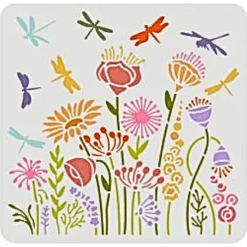 Šablona, vzor VÁŽKY 6, cca 30 x 30 cm, 1ks