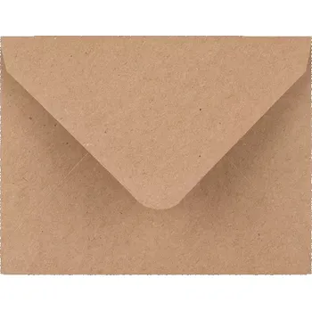 Obálka Poštovní obálka hnědá recyklovaná C7 (82x113mm)