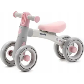 Dětské vozidlo ADAMEX odrážedlo odrážedlo welly grey pink