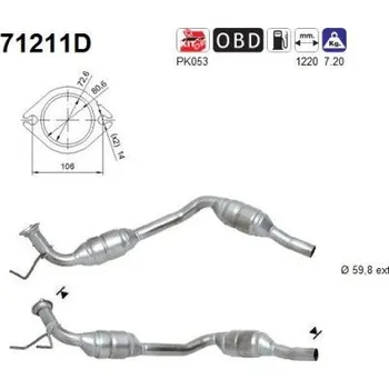 Katalyzátor Katalyzátor AS 71211D