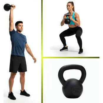 Kettlebell Xtrexo 8 kg černý
