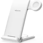 Nillkin PowerTrio 3v1 Bezdrátová Nabíječka pro Huawei Watch White