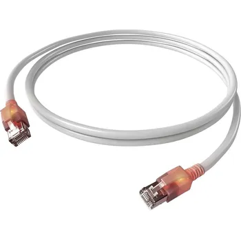 Datový kabel Easylan CS1OWADAD0070 RJ45 síťové kabely, propojovací kabely CAT 6A S/FTP 7.00 m bílá dvoužilový stíněný, bez halogenů, samozhášecí 1 ks