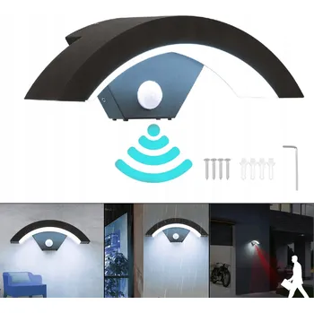 Nástěnné svítidlo LED nástěnné svítidlo 18 W s pohybovým senzorem IP65 Dekorativní lampa