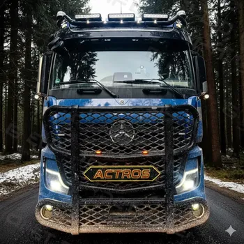 Znak automobilu LED tabule Actros 1000x200mm, venkovní i vnitřní, 24V