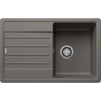 Vodovodní baterie Tento dřez spojuje klasické linie s moderní funkčností a má prostornou hlavní mísu, která je vhodná pro různé kuchyňské práce. Je navržen tak, aby byl flexibilní, a lze jej instalovat oboustranně, aby bez problémů zapadl do jakéhokoli uspořádání kuchyně.