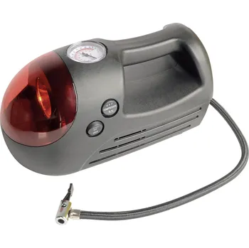 Kompresor Brüder Mannesmann Universal-Luftkompressor, M 097-T, kompresor, 10 bar, blikající světlo, s pracovní lampou, analogový manometr, kabelová šachta / uchycení