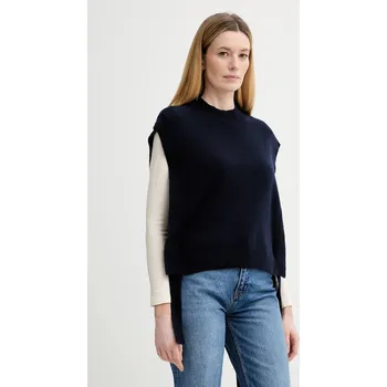 Dámská vesta Vlněná vesta A.P.C. Pull Mathilde WOASA.F23430 námořnická modř 59X, vel. S