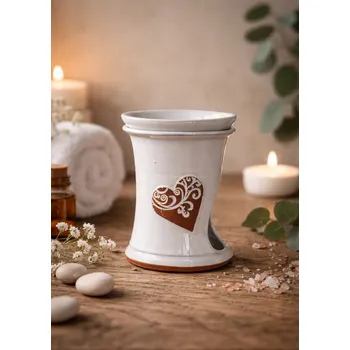 Aroma lampa Bureš aroma lampa Love 14 cm srdce šikmé