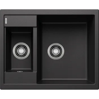 Granitový dřez METRA 6 je kompaktní, ale funkční kuchyňský dřez ideální do menších prostor. Jeho mladistvý design s rovnými liniemi doplňuje moderní kuchyně a jeho dvoumístné uspořádání nabízí praktičnost a pohodlí. Velká hlavní mísa zvládá efektivně mytí nádobí, zatímc