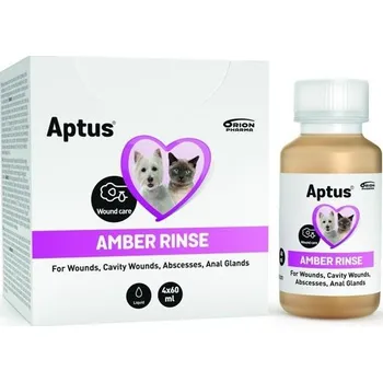 Kosmetika pro psa Aptus Amber Rinse 4x60ml EXP 28.02.2026