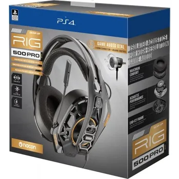 Sluchátka Plantronics sluchátka s mikrofonem Nacon RIG 500 Pro HS - PS4 Gaming Headset