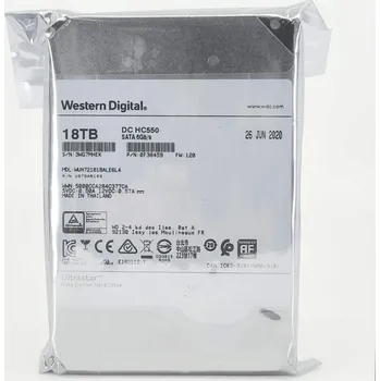 Ukládání dat 3,5" 18TB SATA III 3,5" WD Ultrastar DC HC550 512MB (WUH721818ALE6L4)