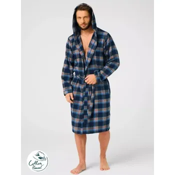 Key župan pánský MGD 431 - modrá, XL (Pánský župan Key)