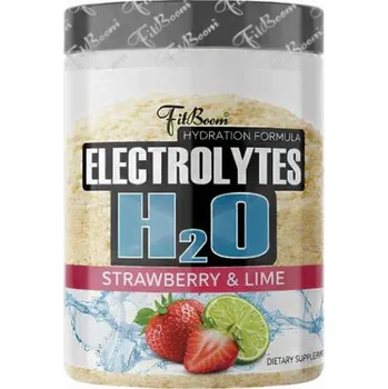 Protein Fitboom Elektrolytes H2O - 500 g Příchuť: Strawberry - Lime