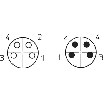 Lutronic 0810 0805 04 301 2m připojovací kabel pro senzory - aktory, 1062, piny: 4, 2.00 m, 1 ks