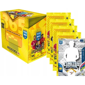 Desková hra FIFA 365 2026 Sada 25 Fotbalových Karet Bez Opakování + Dárek Limited