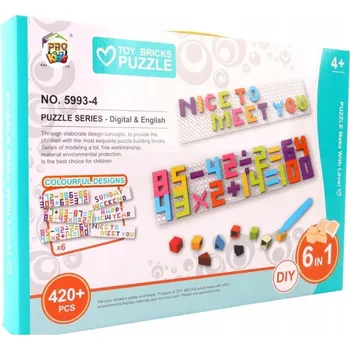 ostatní stavebnice Puzzle stavebnice kostky - skládačka 420 dílků