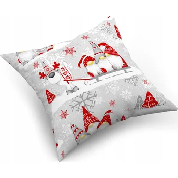 Povlak na polštářek Povlak na polštářek "jasiek" 40x40 cm, 100% Kouzelné Vánoce zelená