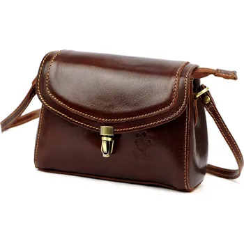 Kožená kabelka Florence hnědá KZ2255135