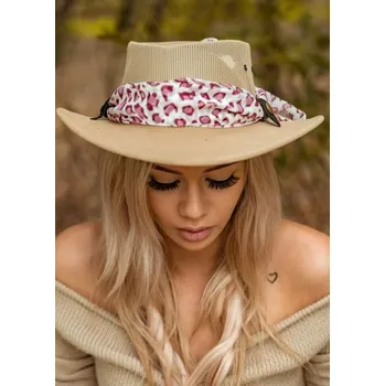 Klobouk Jacaru Shady Lady – dámský australský klobouk z broušené kůže Velikost: 59/59.5cm (L)