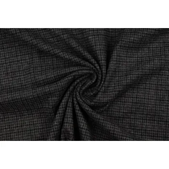 Úplet punto šedo-hnědé pepito 290 g/m2