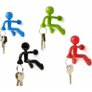 Cestovní hra Ansett Trade Magnetický držák KEY PETE, různé barvy barva: oranžová