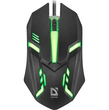 Myš Myš drátová, Defender Cyber MB-560L, černá, optická, 1200DPI