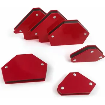 Příslušenství ke svářečce Sada magnetů pro svařování 6 ks - červená