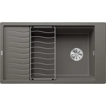 Vodovodní baterie Blanco Elon XL 8 S je kompaktní jednokomorový dřez s praktickou a pohodlnou XL mísou, který je vhodný do různých kuchyní. Díky chytrému výsuvnému odkapávači usnadněnému pohyblivou nerezovou mřížkou a modernímu zvlněnému designu obsahuje vysoce kvalitní pr
