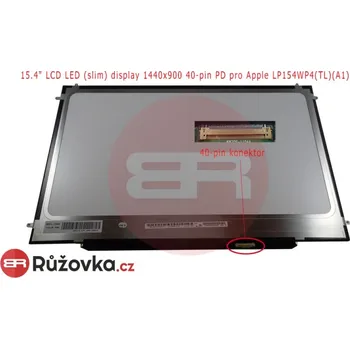 Počítač APPLE LCD LED (slim) display 15.4" 1440x900 40-pin PD pro Apple LP154WP4(TL)(A1)
