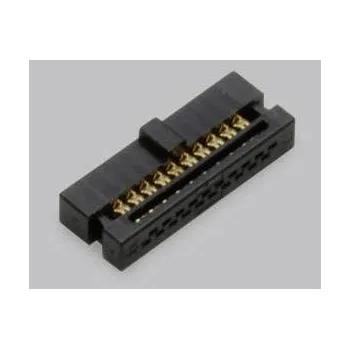 Elektrický konektor BKL Electronic 10120777 konektor pro ploché kabely Rastr (rozteč): 2 mm Počet pólů: 12 Počet řádků: 2 1 ks