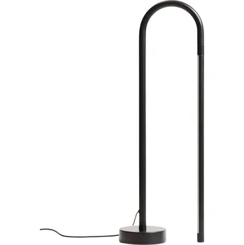 Lampička Kave Home Černá kovová stolní LED lampa Bow 60 cm