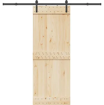 Nábytkové kování OMAXI Sada příslušenství pro posuvné dveře 213,5 cm ocelová černá 849220