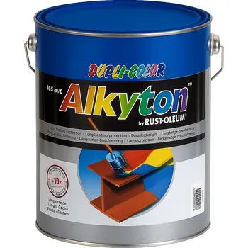 Stavebniny Alkyton RAL 5010 antikorozní lesklá barva modrá 5 L