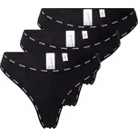 GUESS Tanga černá / bílá