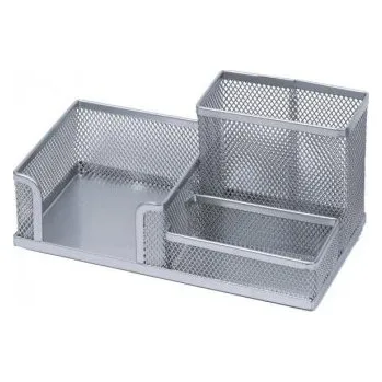 CONCORDE Kovový organizér s kostkou, stříbrný A68061