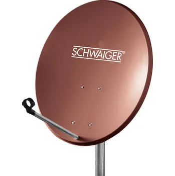 Set top box Schwaiger SPI550.2 satelit 60 cm Reflektivní materiál: ocel cihlově červená