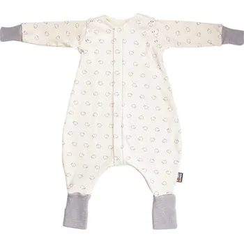Kaarsgaren Merino spací pytel s rukávy 70 cm bio beránci šedé nohavice