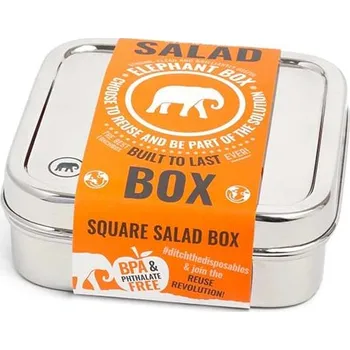 Jídlonosič Elephantbox Krabička na salát nerezová ocel objem 600ml
